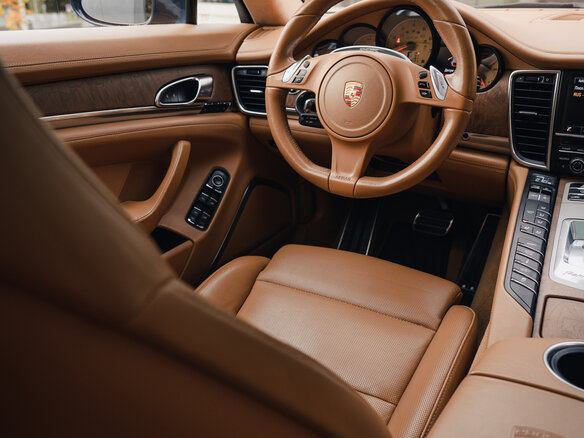 2014 Porsche Panamera GTS I Рестайлинг, синий, 3500000 рублей - вид 22