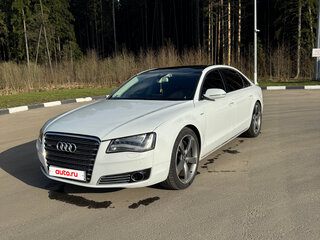 2011 Audi A8 Long III (D4), белый, 1800000 рублей, вид 3