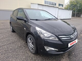 2015 Hyundai Solaris I Рестайлинг, чёрный, 940000 рублей, вид 3