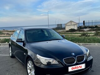 2008 BMW 5 серии 530i V (E60/E61) Рестайлинг, чёрный, 1300000 рублей, вид 1