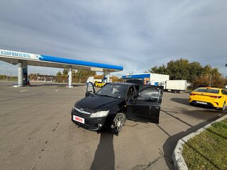 2013 Lada (ВАЗ) Granta I, чёрный, 300000 рублей, вид 3