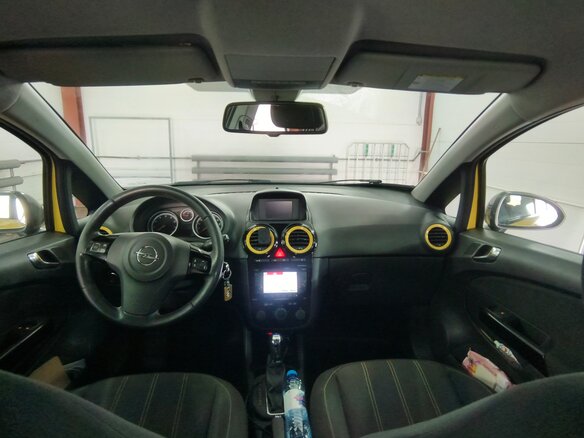2012 Opel Corsa D Рестайлинг II, жёлтый, 500000 рублей - вид 5