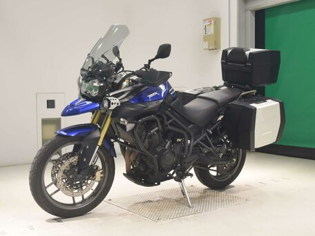 2013 Triumph Tiger 800, синий, 599000 рублей, вид 4
