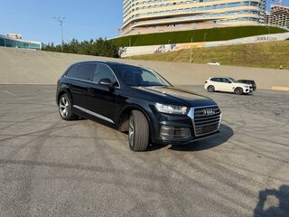 2016 Audi Q7 II (4M), синий, 3870000 рублей, вид 4