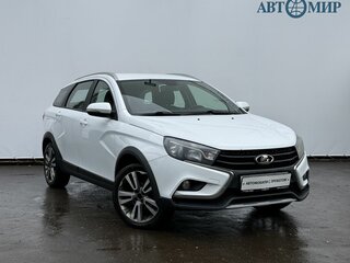2019 Lada (ВАЗ) Vesta SW Cross I, белый, 820000 рублей, вид 3
