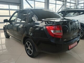 2013 Lada (ВАЗ) Granta I, чёрный, 269000 рублей, вид 4