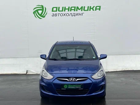 2012 Hyundai Solaris I, синий, 705000 рублей, вид 2