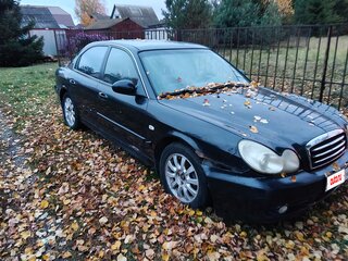2006 Hyundai Sonata ТагАЗ IV (EF) Рестайлинг, чёрный, 240000 рублей, вид 1