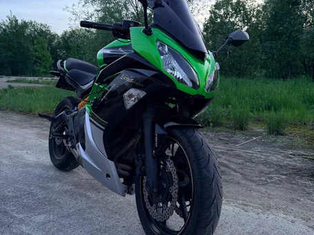 2015 Kawasaki ER-4F (Ninja 400R), зелёный, 450000 рублей, вид 1