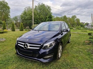 2017 Mercedes-Benz B-Класс 180 II (W246) Рестайлинг, синий, 1900000 рублей, вид 2