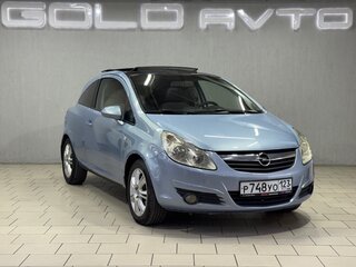 2008 Opel Corsa D, голубой, 390000 рублей, вид 3