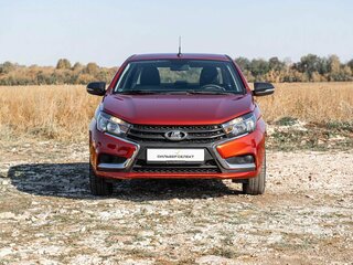 2017 Lada (ВАЗ) Vesta I, красный, 779000 рублей, вид 3