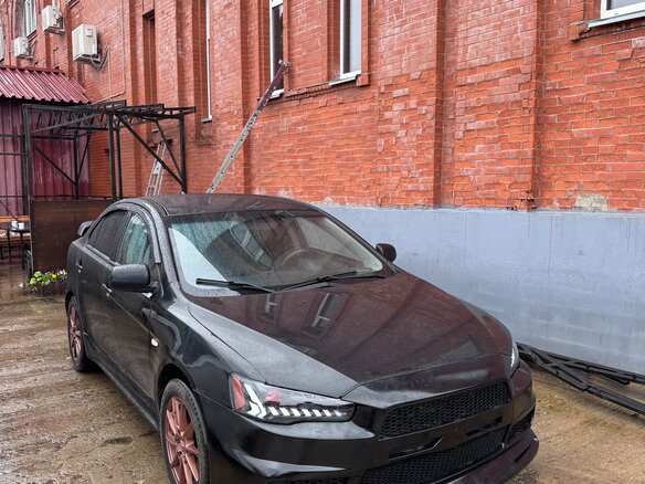 2008 Mitsubishi Lancer X, чёрный, 690000 рублей - вид 1