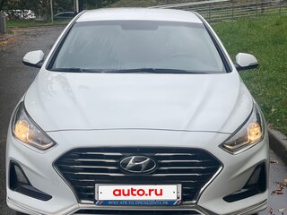 2019 Hyundai Sonata VII (LF) Рестайлинг, чёрный, 1530000 рублей, вид 3