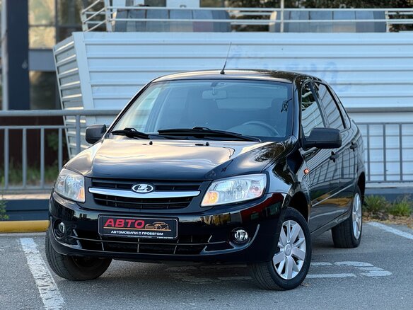 2014 Lada (ВАЗ) Granta I, чёрный - вид 24