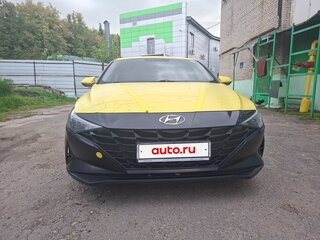 2021 Hyundai Elantra VII (CN7), жёлтый, 1250000 рублей, вид 2