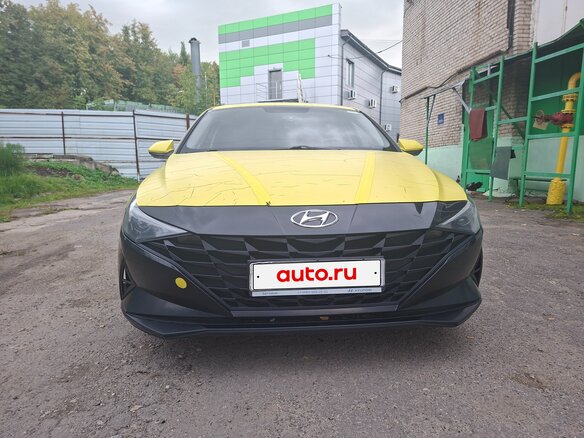 2021 Hyundai Elantra VII (CN7), жёлтый, 1250000 рублей - вид 1