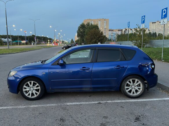 2006 Mazda 3 I (BK), синий - вид 5