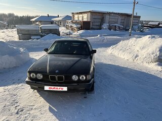 1991 BMW 7 серии 730i II (E32), чёрный, 450000 рублей, вид 1