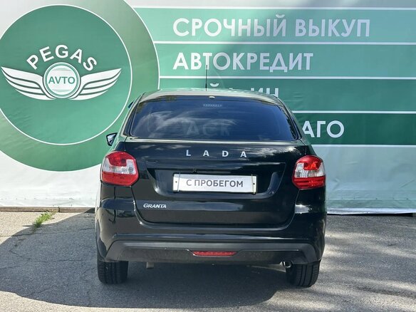 2023 Lada (ВАЗ) Granta I Рестайлинг, чёрный - вид 4