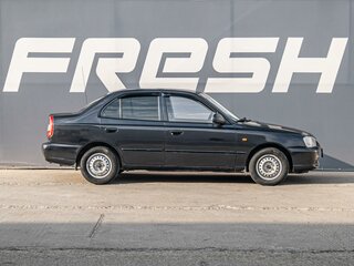 2007 Hyundai Accent ТагАЗ II, чёрный, 429000 рублей, вид 5
