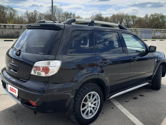 2007 Mitsubishi Outlander I, чёрный, 616000 рублей - вид 14