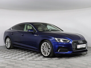 2017 Audi A5 II (F5), синий, 2360000 рублей, вид 3