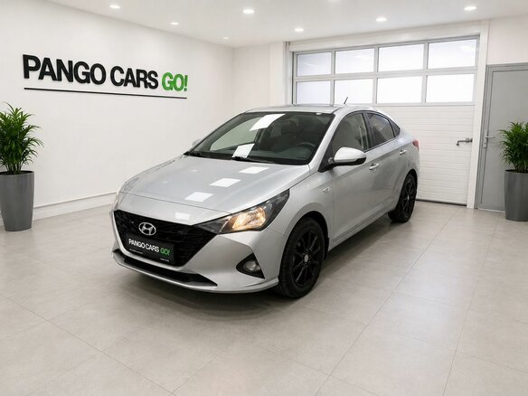 2021 Hyundai Solaris II Рестайлинг, серебристый, 1375000 рублей