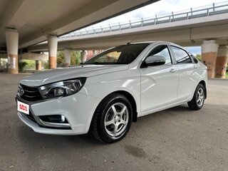2016 Lada (ВАЗ) Vesta I, белый, 740000 рублей, вид 3