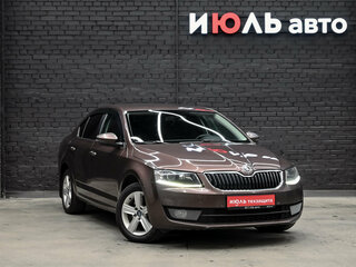 2014 Skoda Octavia III (A7), коричневый, 1290000 рублей, вид 3