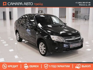 2015 Lada (ВАЗ) Granta I, чёрный, 384000 рублей, вид 3
