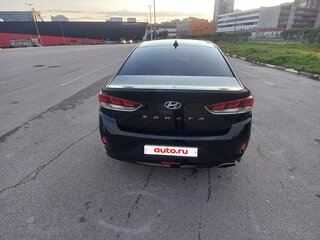 2019 Hyundai Sonata VII (LF) Рестайлинг, чёрный, 1600000 рублей, вид 3