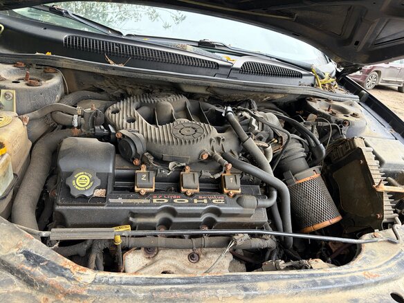 2001 Chrysler Sebring II, синий, 110000 рублей - вид 12