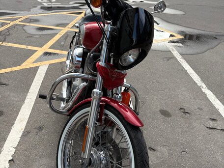 2004 Harley-Davidson Sportster 883, красный, 530000 рублей, вид 2