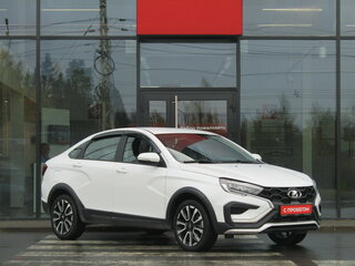 2023 Lada (ВАЗ) Vesta Cross I Рестайлинг (NG), белый, 1230000 рублей, вид 3