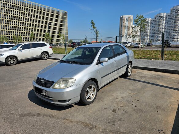 2003 Toyota Corolla IX (E120, E130), серый, 465000 рублей - вид 1