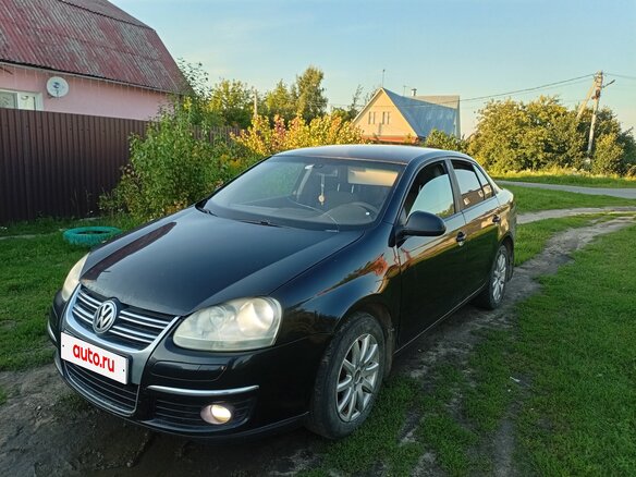 2008 Volkswagen Jetta V, чёрный, 500000 рублей - вид 1