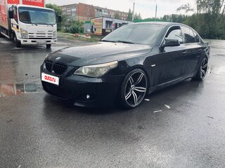 2009 BMW 5 серии 520d V (E60/E61) Рестайлинг, чёрный, 1250000 рублей, вид 1