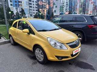 2007 Opel Corsa D, жёлтый, 300000 рублей, вид 3