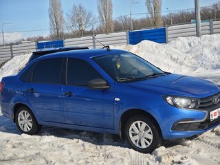 2019 Lada (ВАЗ) Granta I Рестайлинг, синий, 650000 рублей, вид 2