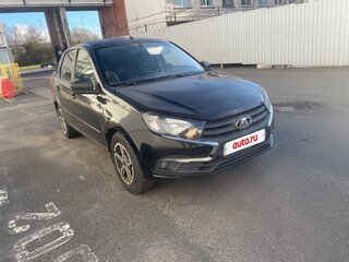 2018 Lada (ВАЗ) Granta I Рестайлинг, чёрный, 415000 рублей, вид 3