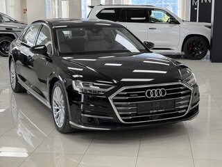 2018 Audi A8 Long 55 TFSI IV (D5), чёрный, 5700000 рублей, вид 2