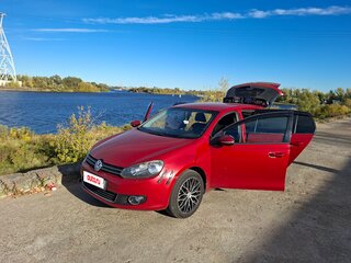 2011 Volkswagen Golf VI, красный, 995000 рублей, вид 2
