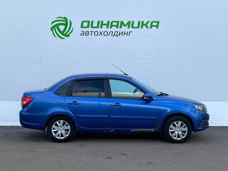 2018 Lada (ВАЗ) Granta I Рестайлинг, синий, 435000 рублей, вид 4