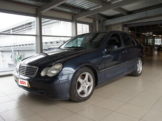 2001 Mercedes-Benz C-Класс 200 II (W203), синий, 450000 рублей, вид 3