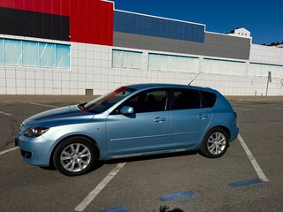 2007 Mazda 3 I (BK) Рестайлинг, голубой, 690000 рублей, вид 3