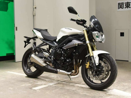 2015 Triumph Street Triple, белый, 430000 рублей, вид 1