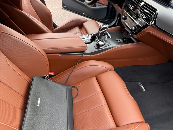 2019 BMW M5 Competition VI (F90), голубой, 9700000 рублей - вид 12