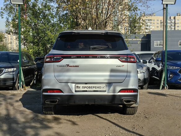 2024 Chery Tiggo 7 Pro Max I Рестайлинг, серебристый, 1999000 рублей - вид 7