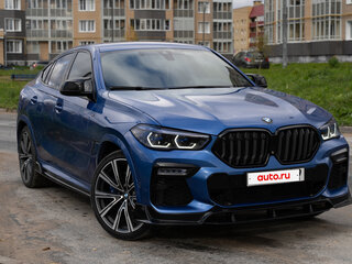 2020 BMW X6 M50d III (G06), синий, 9200000 рублей, вид 1